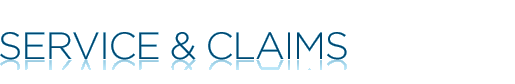 Service and CLaims